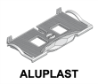 Glasfalzeinlagen für ALUPLAST